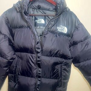 The North Face Men Baltic Hoodie Puffer Jacket - Black Large